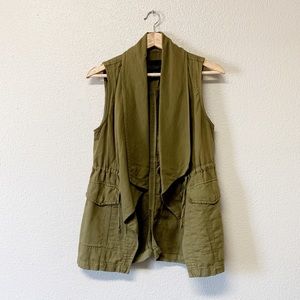 Sanctuary Olive Utility Vest